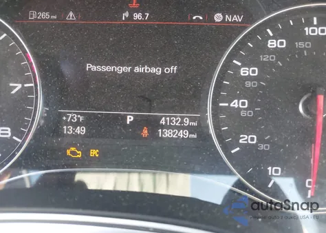 2014 Audi A6 3.0T Premium Plus z USA, uszkodzony, nr VIN WAUHGAFCXEN154762